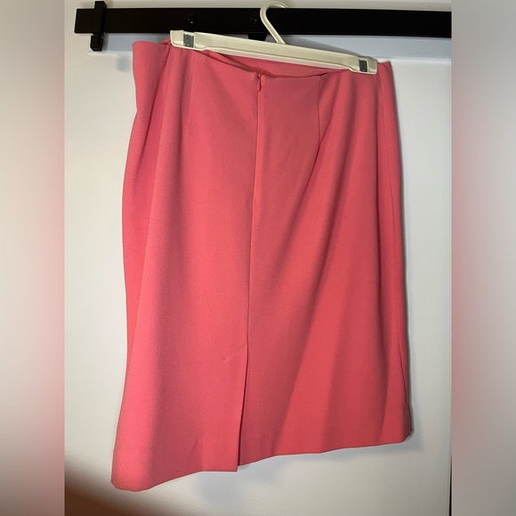 Pink Pencil Skirt with Slit in Back - Picture 3 of 5